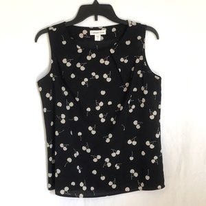 Coldwater Creek Cherry Print Tank